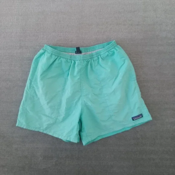 Patagonia Baggies Shorts Mens M Blue 4" Inseam Swim Trunks Lined Trail Gorp - Picture 10 of 10